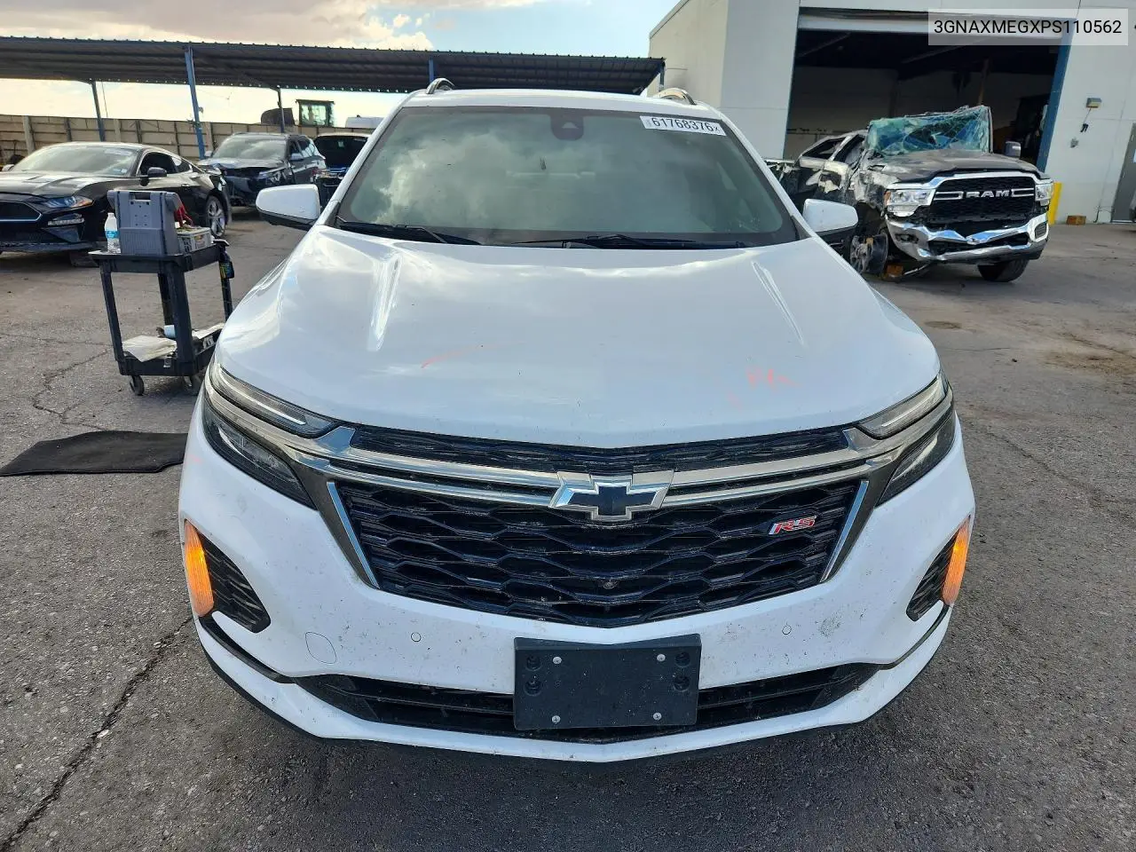 2023 Chevrolet Equinox Rs VIN: 3GNAXMEGXPS110562 Lot: 61768376