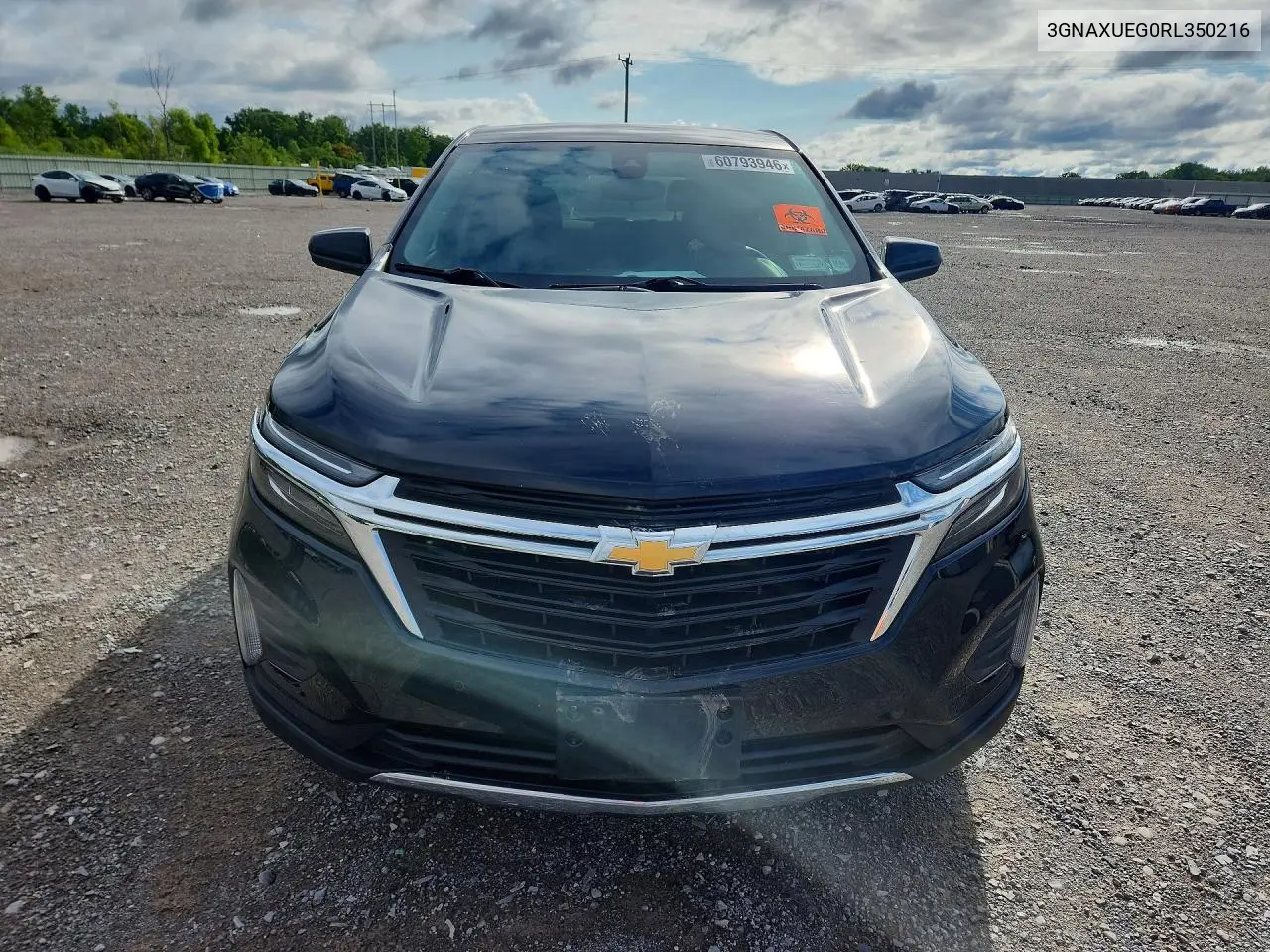 2024 Chevrolet Equinox Lt VIN: 3GNAXUEG0RL350216 Lot: 60793946