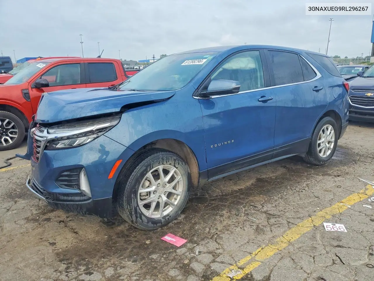 2024 Chevrolet Equinox Lt VIN: 3GNAXUEG9RL296267 Lot: 61288296