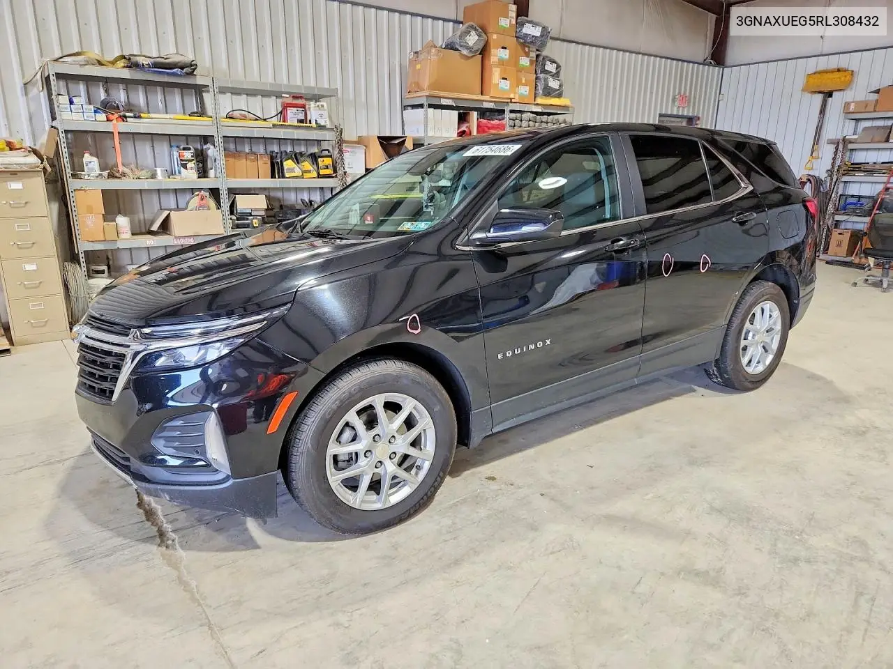 2024 Chevrolet Equinox Lt VIN: 3GNAXUEG5RL308432 Lot: 61754686