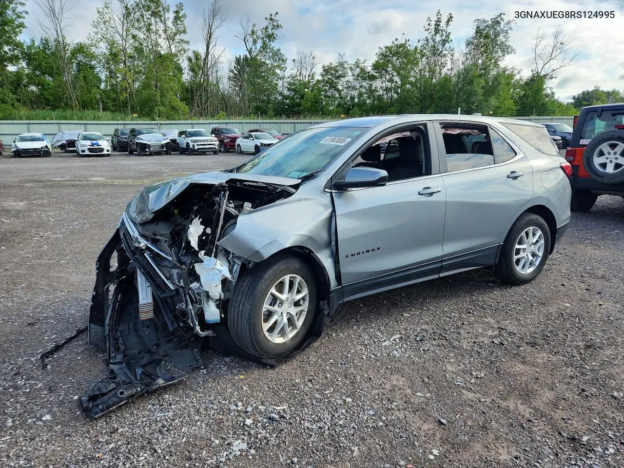 2024 Chevrolet Equinox Lt VIN: 3GNAXUEG8RS124995 Lot: 61963806