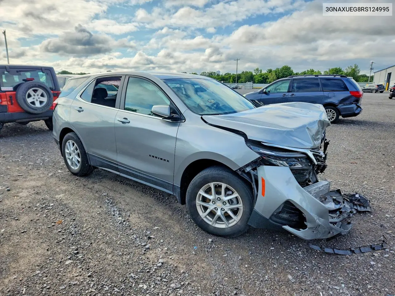 2024 Chevrolet Equinox Lt VIN: 3GNAXUEG8RS124995 Lot: 61963806