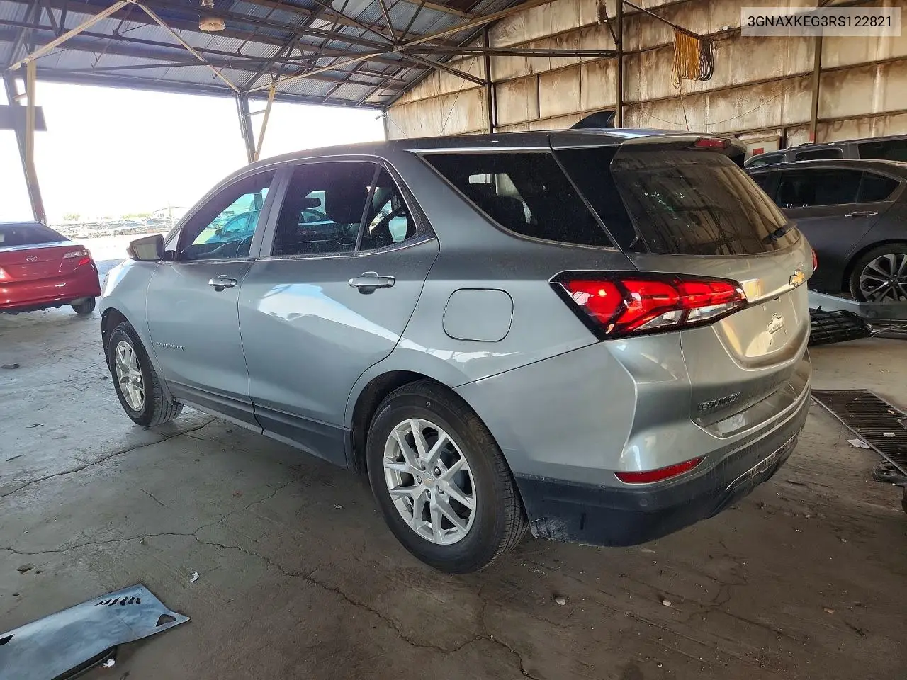 2024 Chevrolet Equinox Lt VIN: 3GNAXKEG3RS122821 Lot: 62264866