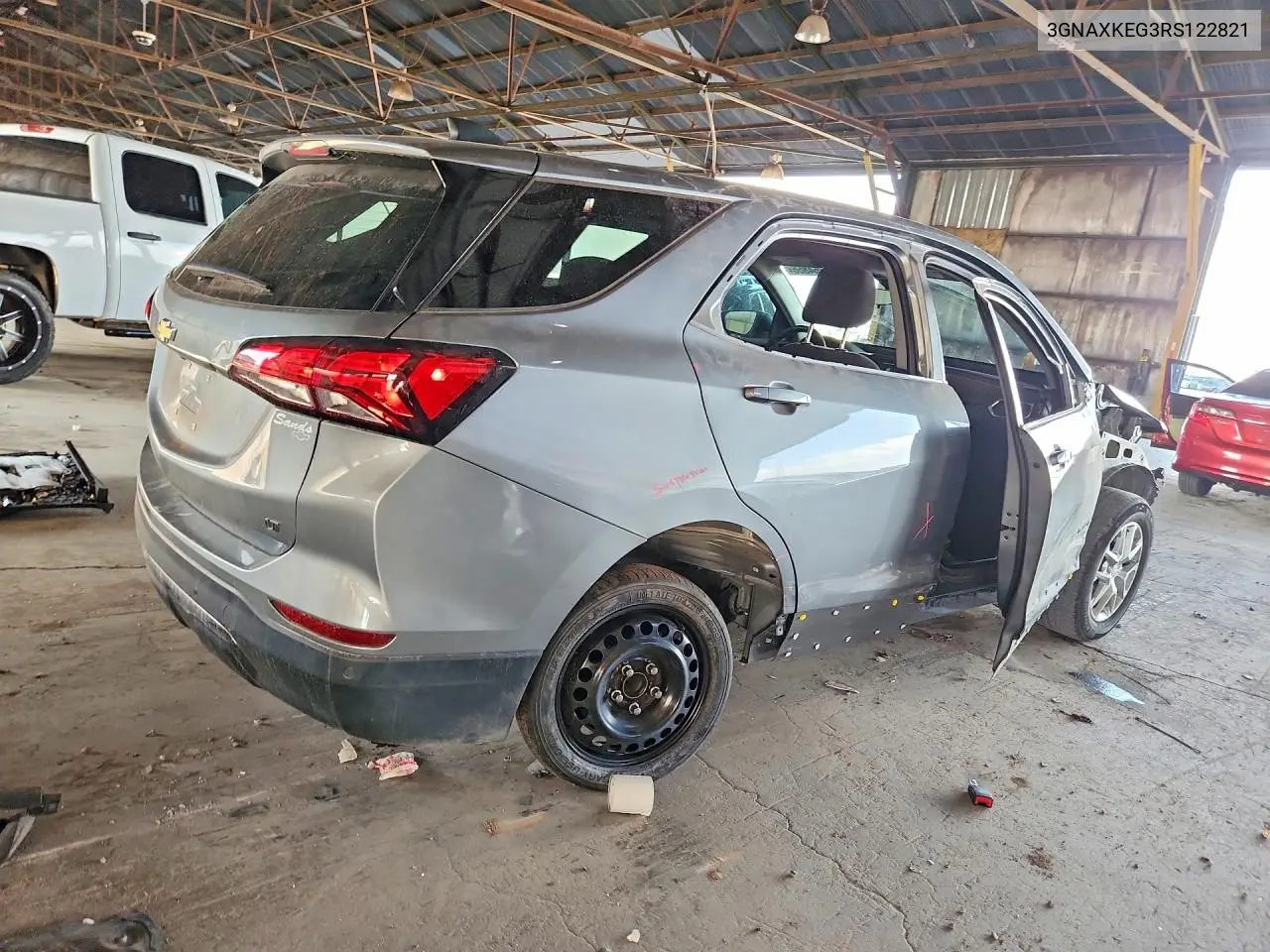 2024 Chevrolet Equinox Lt VIN: 3GNAXKEG3RS122821 Lot: 62264866