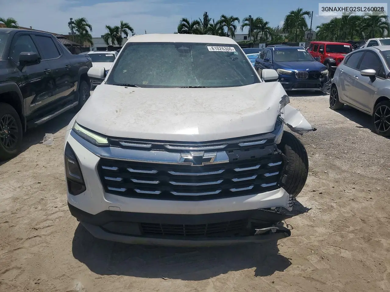 2025 Chevrolet Equinox Lt VIN: 3GNAXHEG2SL260028 Lot: 61026306