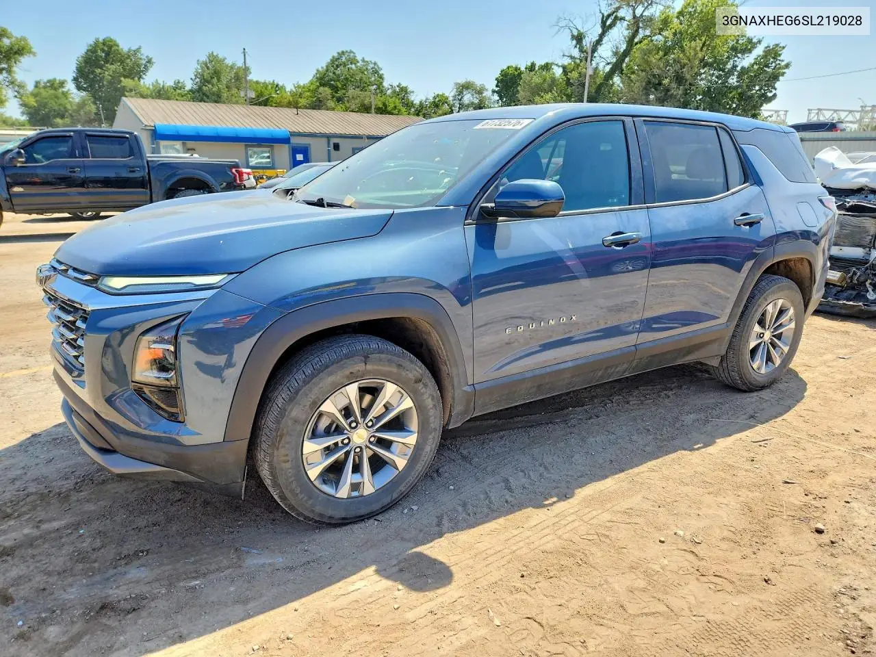 2025 Chevrolet Equinox Lt VIN: 3GNAXHEG6SL219028 Lot: 61732576