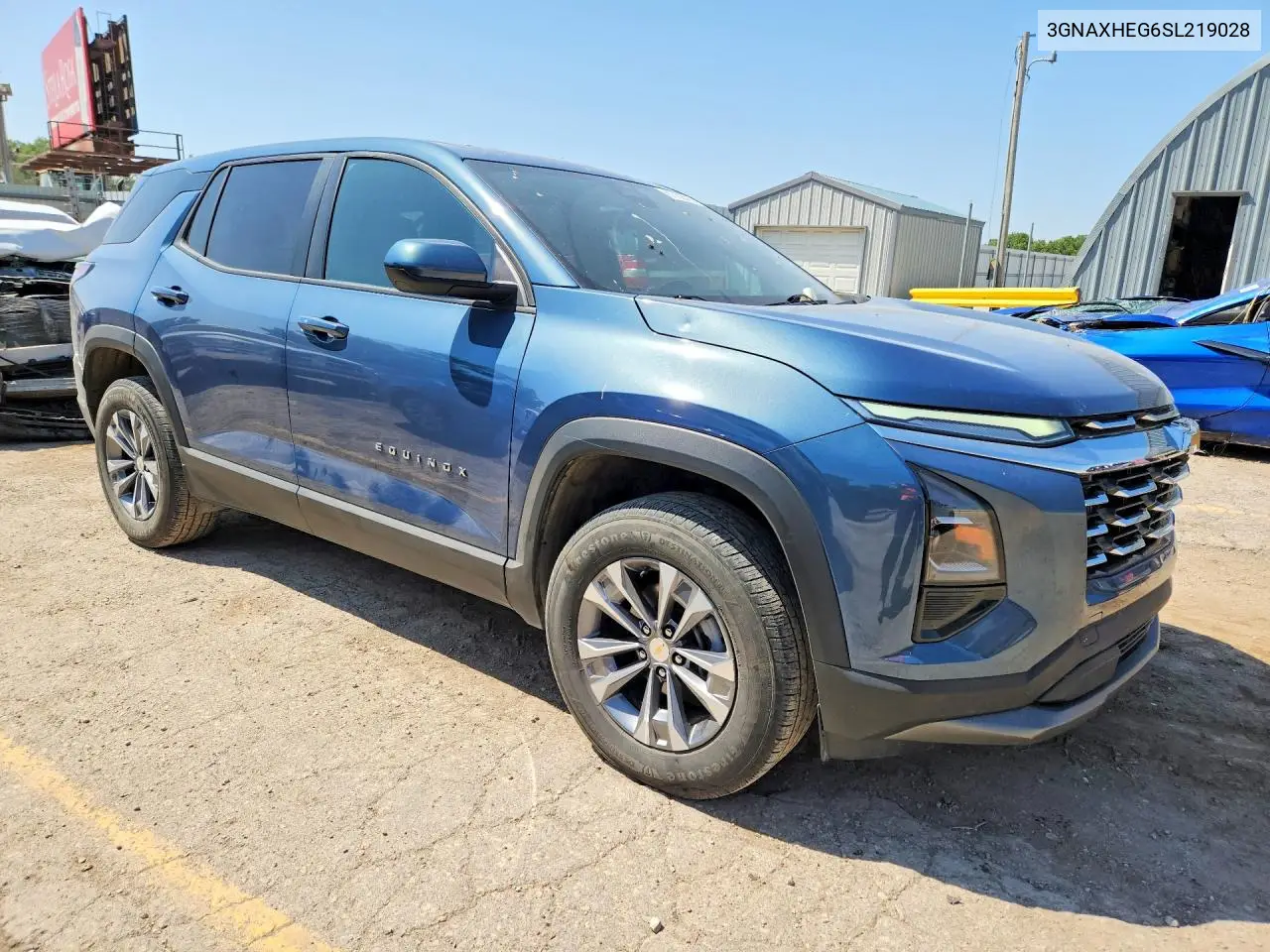 2025 Chevrolet Equinox Lt VIN: 3GNAXHEG6SL219028 Lot: 61732576