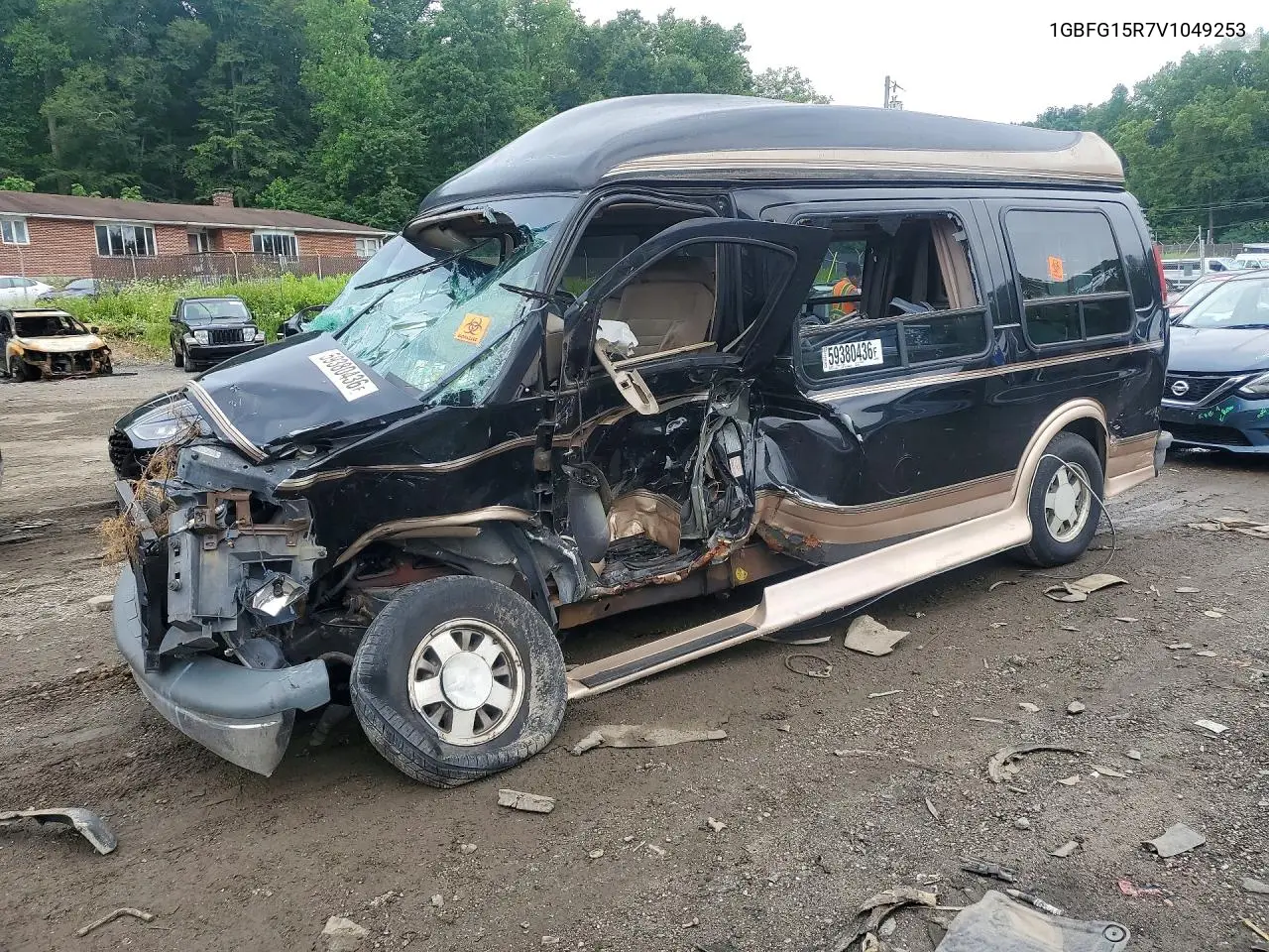 1997 Chevrolet Express G1500 VIN: 1GBFG15R7V1049253 Lot: 59380436