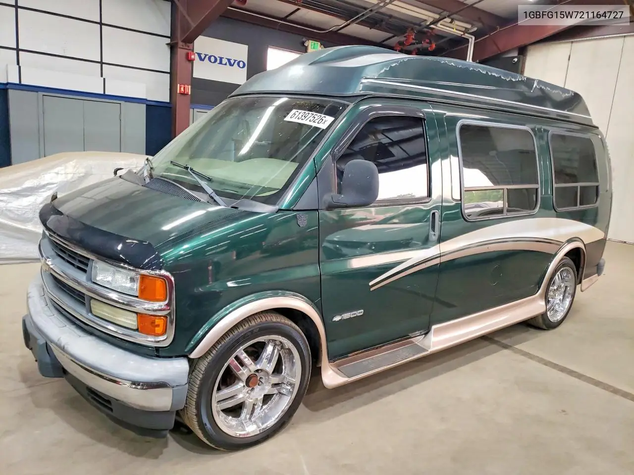 2002 Chevrolet Express G1500 VIN: 1GBFG15W721164727 Lot: 61397526