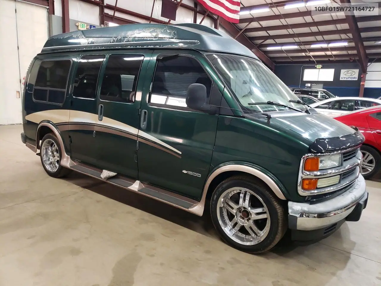 2002 Chevrolet Express G1500 VIN: 1GBFG15W721164727 Lot: 61397526