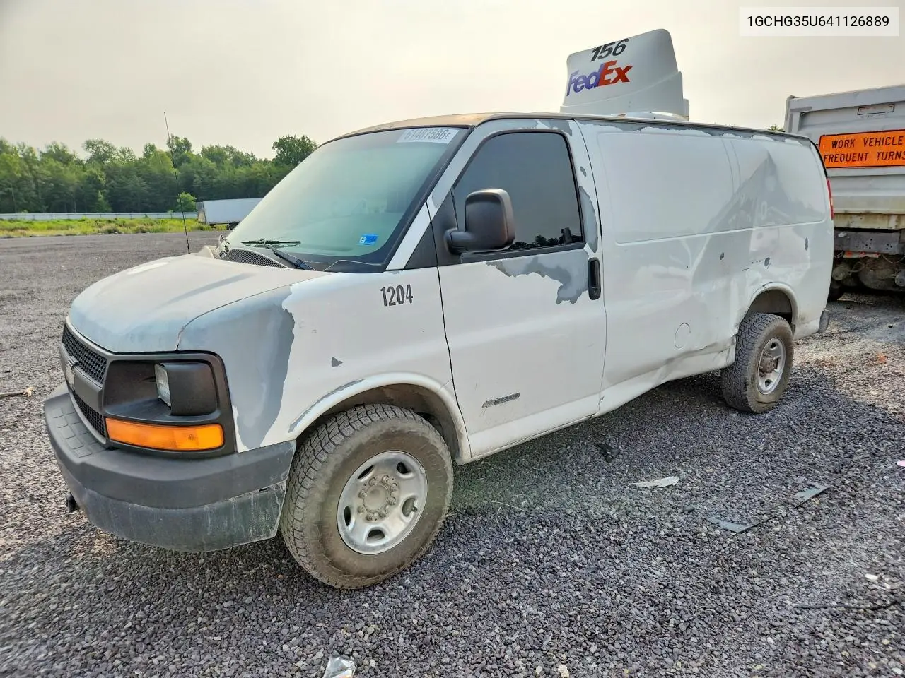 2004 Chevrolet Express G3500 VIN: 1GCHG35U641126889 Lot: 61487586