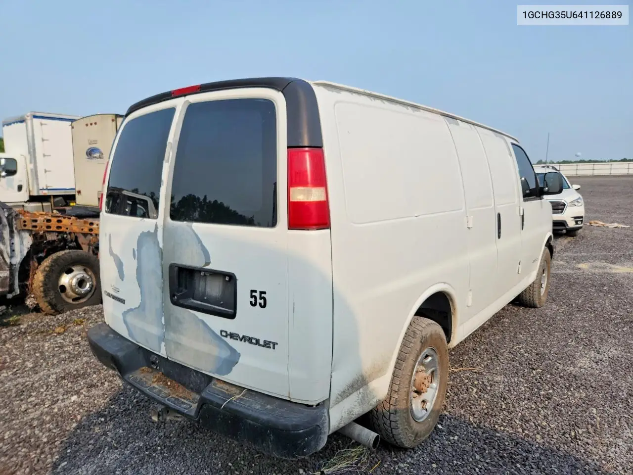 2004 Chevrolet Express G3500 VIN: 1GCHG35U641126889 Lot: 61487586