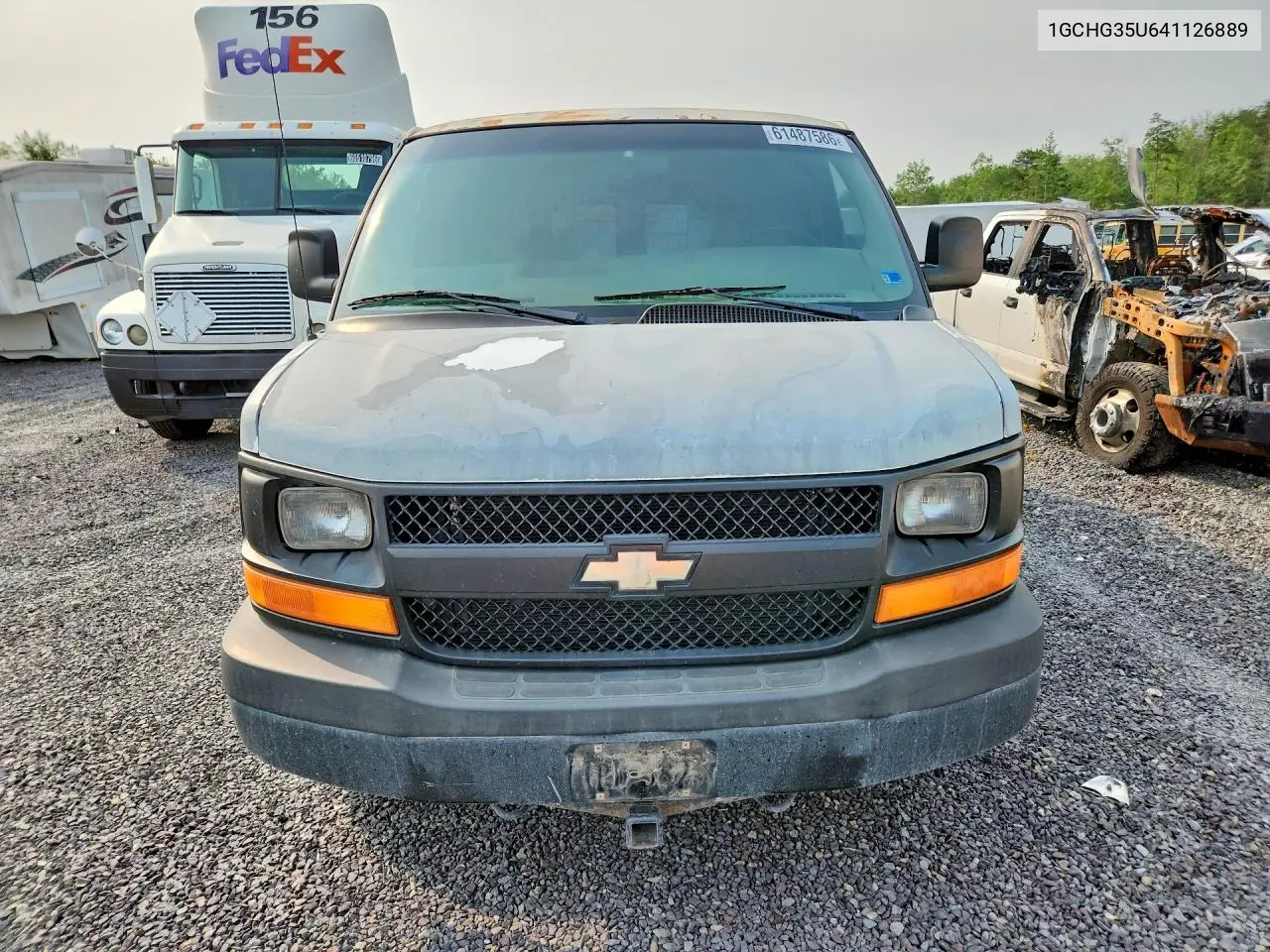 2004 Chevrolet Express G3500 VIN: 1GCHG35U641126889 Lot: 61487586