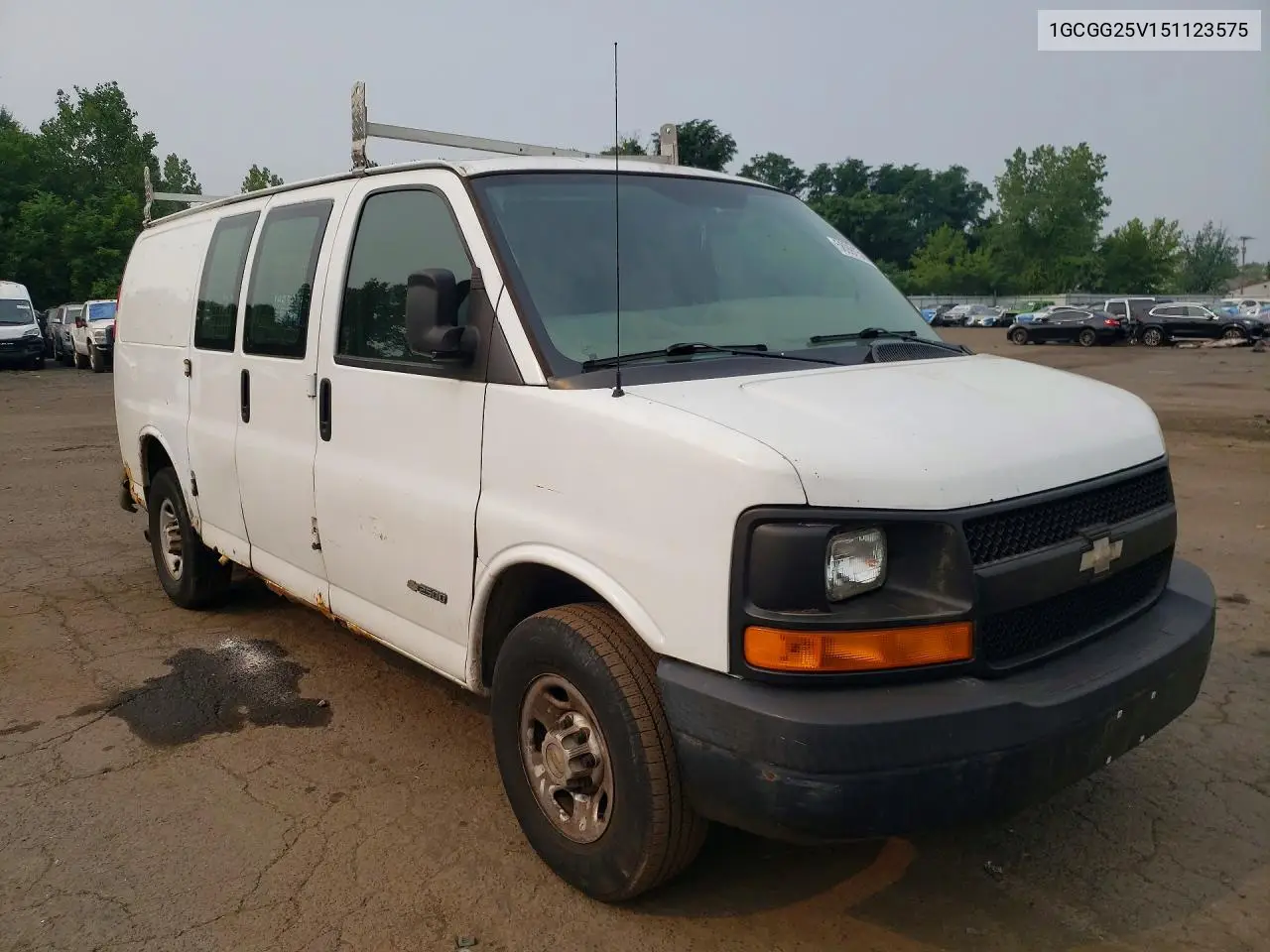2005 Chevrolet Express G2500 VIN: 1GCGG25V151123575 Lot: 58991586