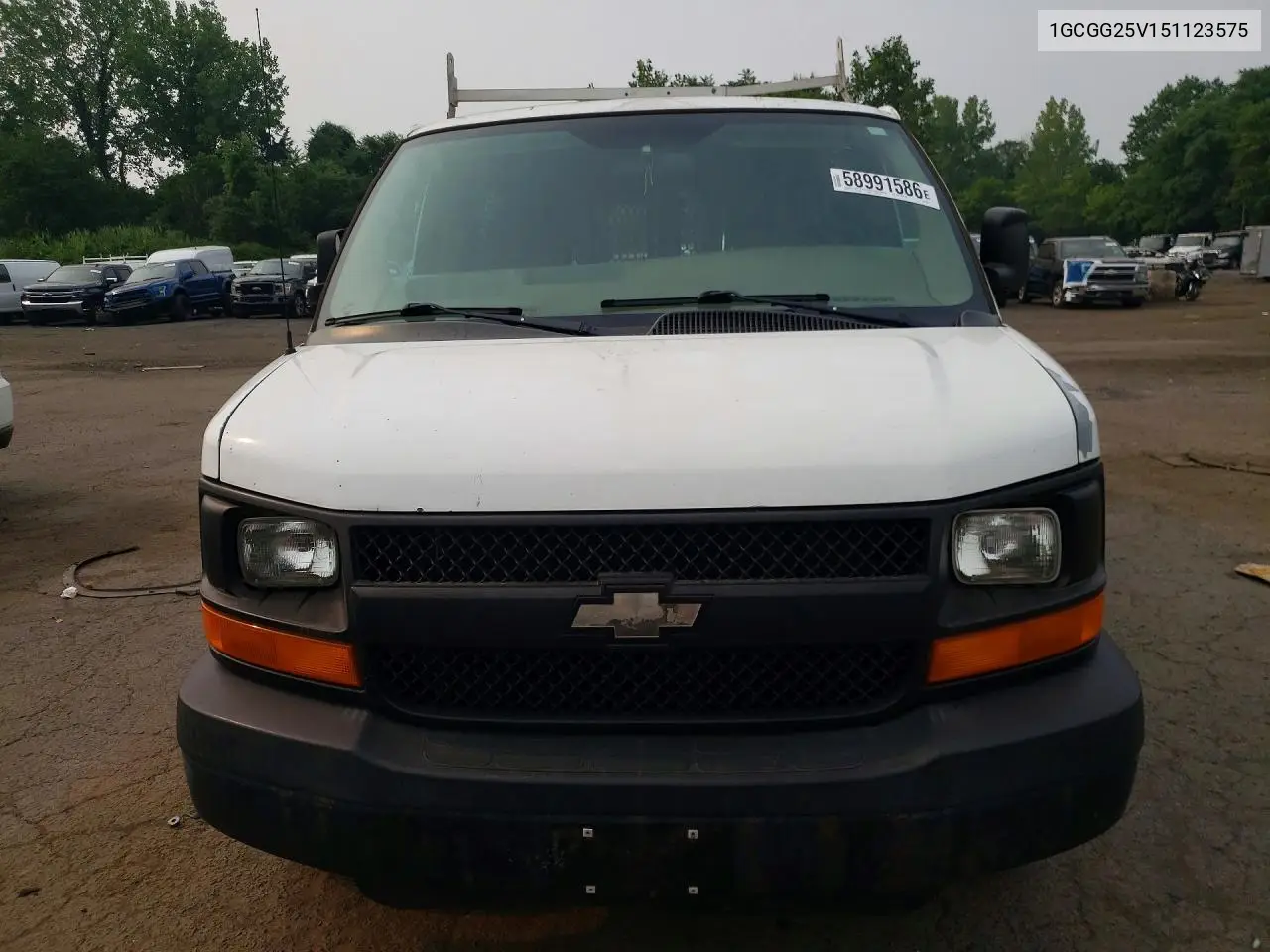 2005 Chevrolet Express G2500 VIN: 1GCGG25V151123575 Lot: 58991586