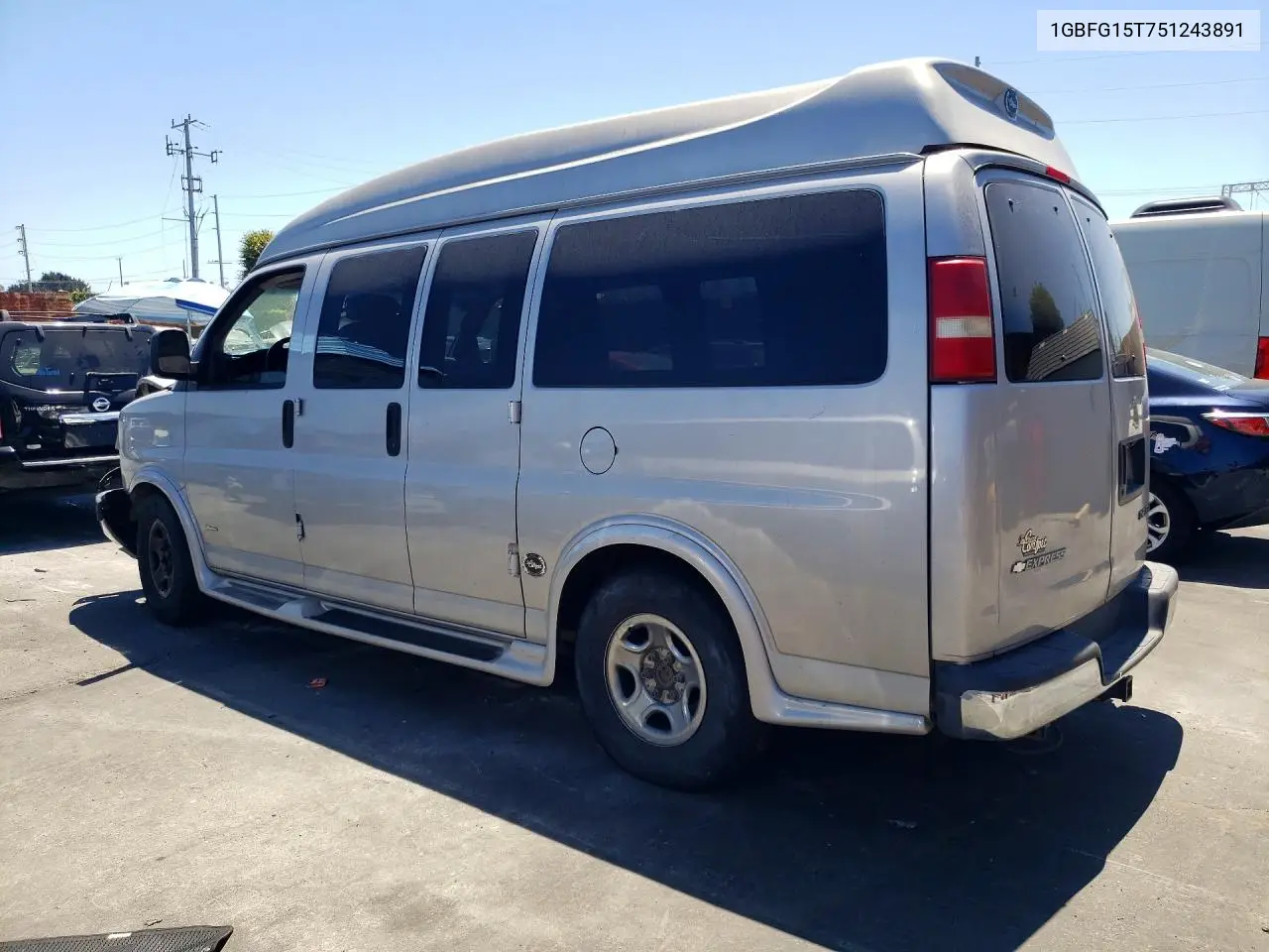 2005 Chevrolet Express G1500 VIN: 1GBFG15T751243891 Lot: 60083556