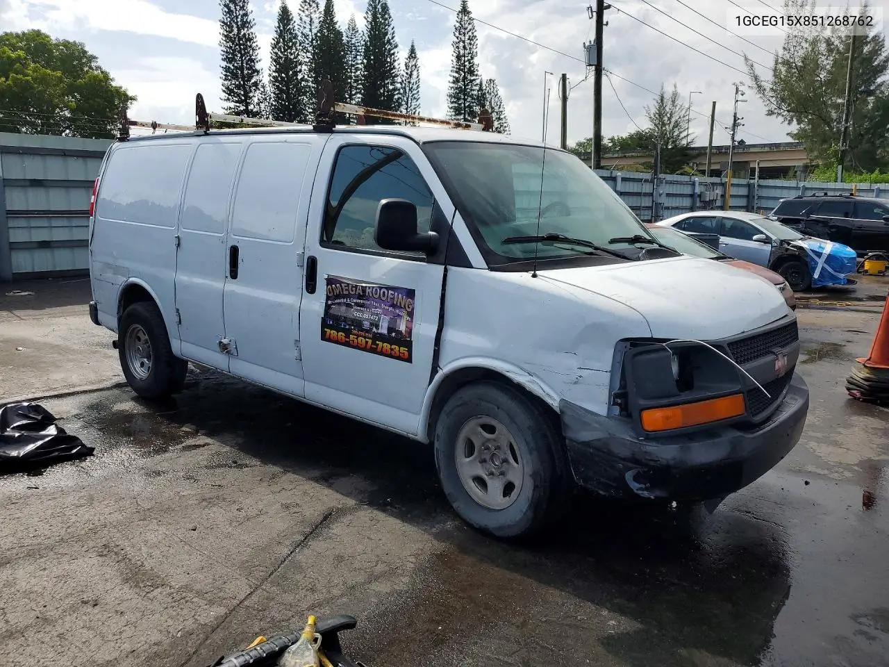 2005 Chevrolet Express G1500 VIN: 1GCEG15X851268762 Lot: 61511356