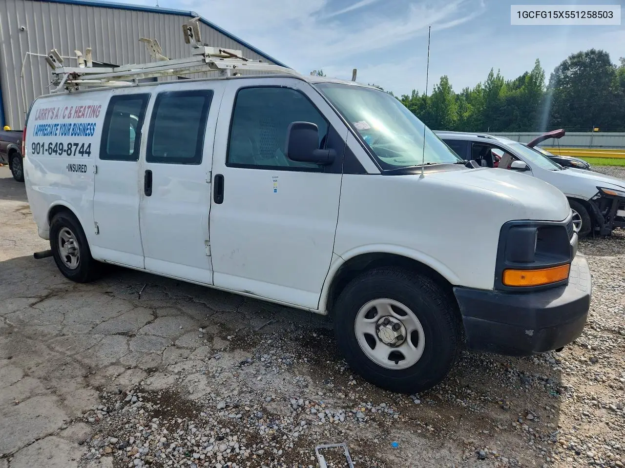 2005 Chevrolet Express G1500 VIN: 1GCFG15X551258503 Lot: 61752826
