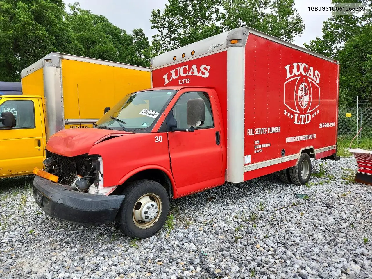 2006 Chevrolet Express Box Truck VIN: 1GBJG31U061266239 Lot: 59574956