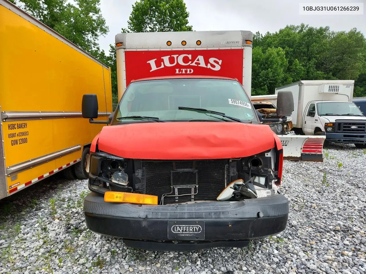 2006 Chevrolet Express Box Truck VIN: 1GBJG31U061266239 Lot: 59574956