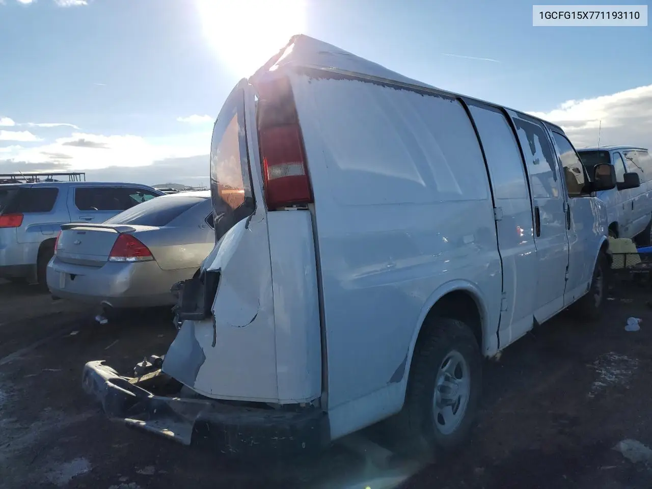 1GCFG15X771193110 2007 Chevrolet Express G1500