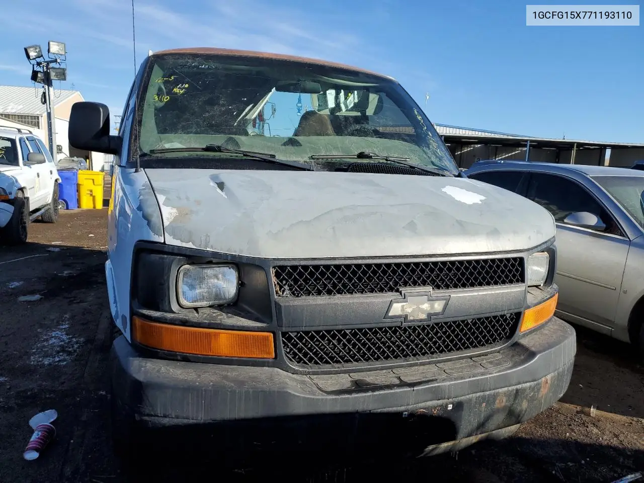 1GCFG15X771193110 2007 Chevrolet Express G1500