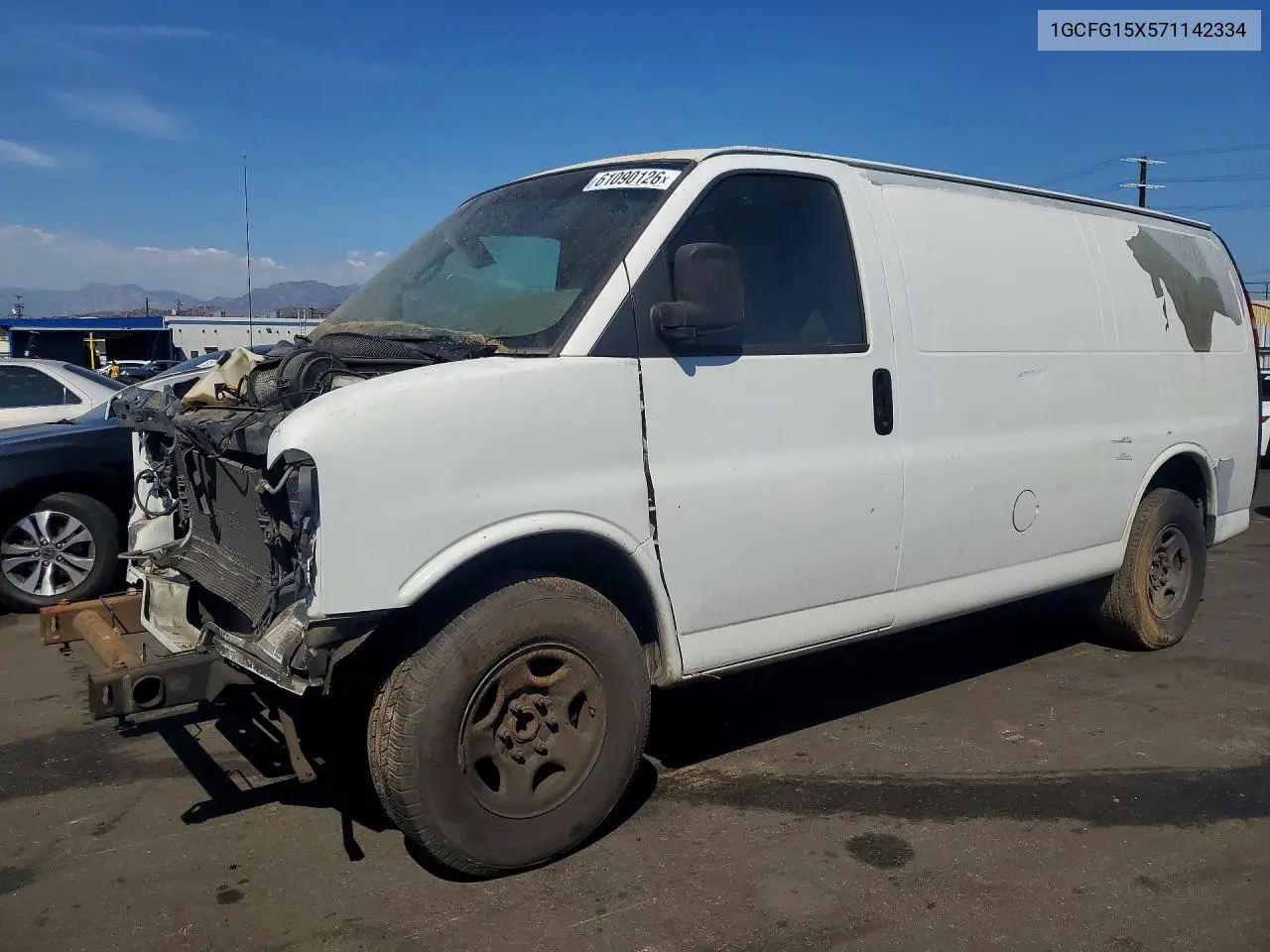 2007 Chevrolet Express G1500 VIN: 1GCFG15X571142334 Lot: 61090126