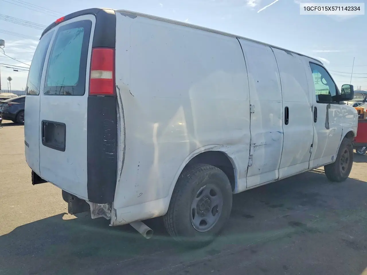 2007 Chevrolet Express G1500 VIN: 1GCFG15X571142334 Lot: 61090126