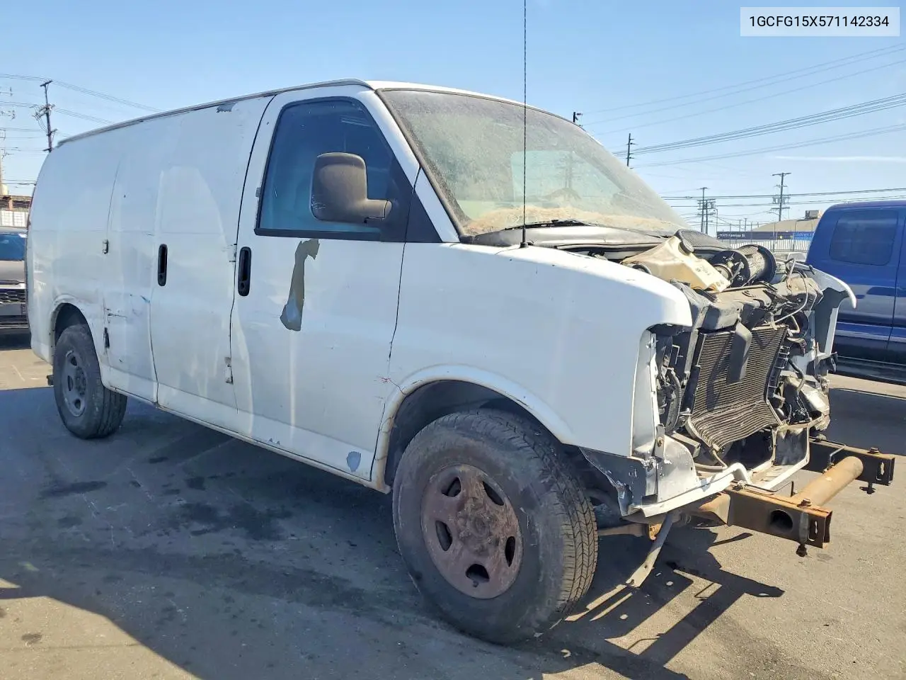 2007 Chevrolet Express G1500 VIN: 1GCFG15X571142334 Lot: 61090126