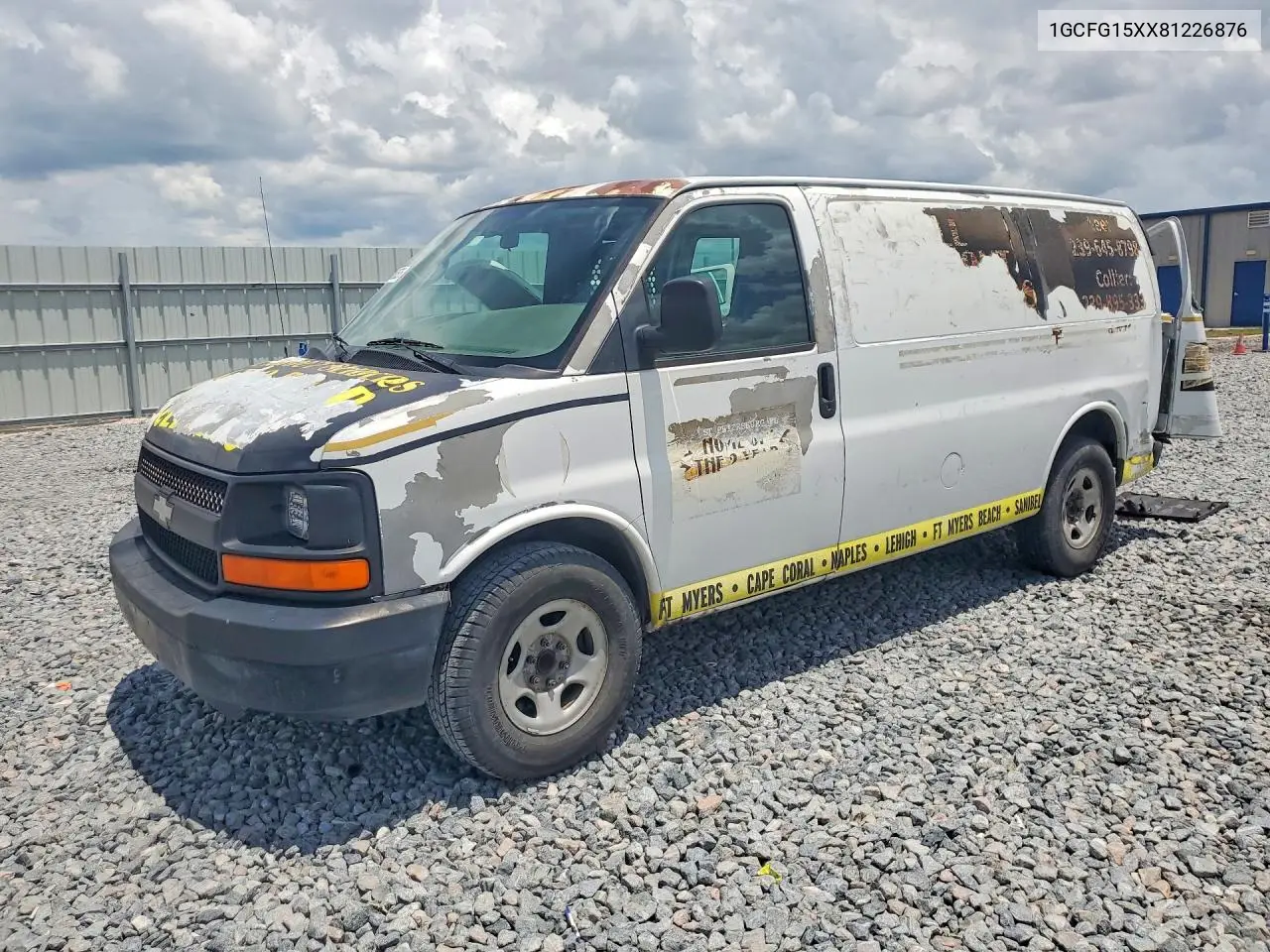2008 Chevrolet Express G1500 VIN: 1GCFG15XX81226876 Lot: 59586526