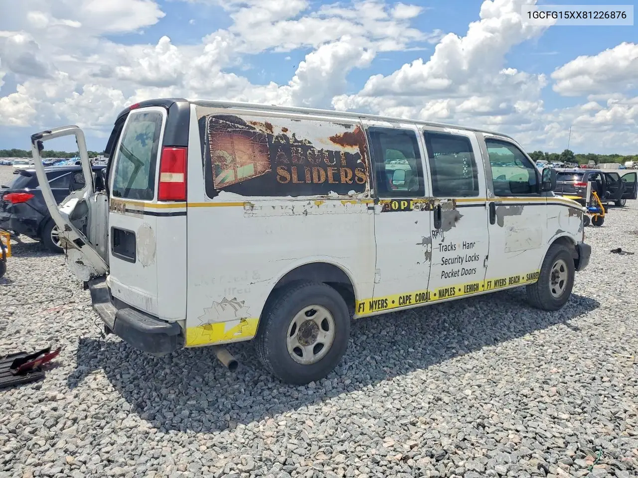 2008 Chevrolet Express G1500 VIN: 1GCFG15XX81226876 Lot: 59586526