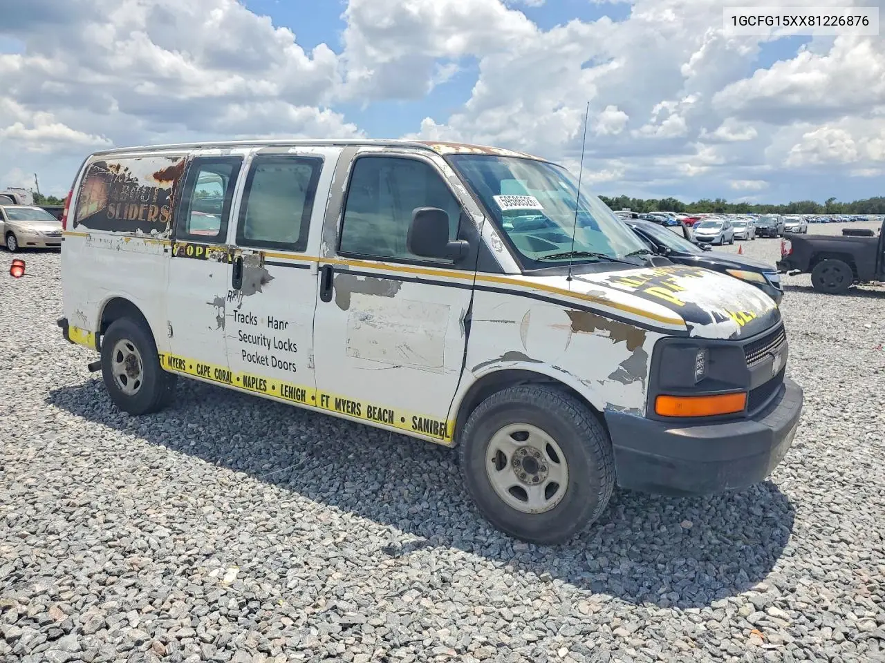 2008 Chevrolet Express G1500 VIN: 1GCFG15XX81226876 Lot: 59586526