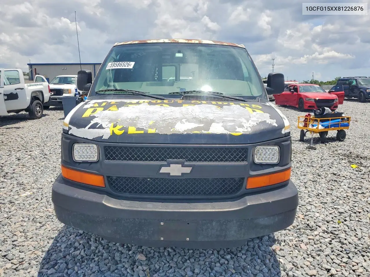 2008 Chevrolet Express G1500 VIN: 1GCFG15XX81226876 Lot: 59586526