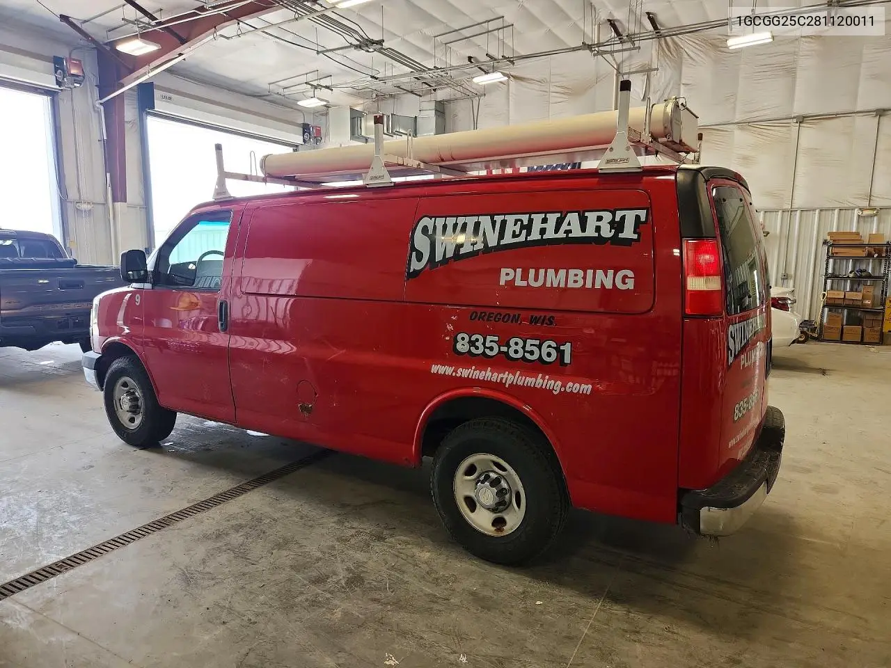2008 Chevrolet Express G2500 VIN: 1GCGG25C281120011 Lot: 61068036