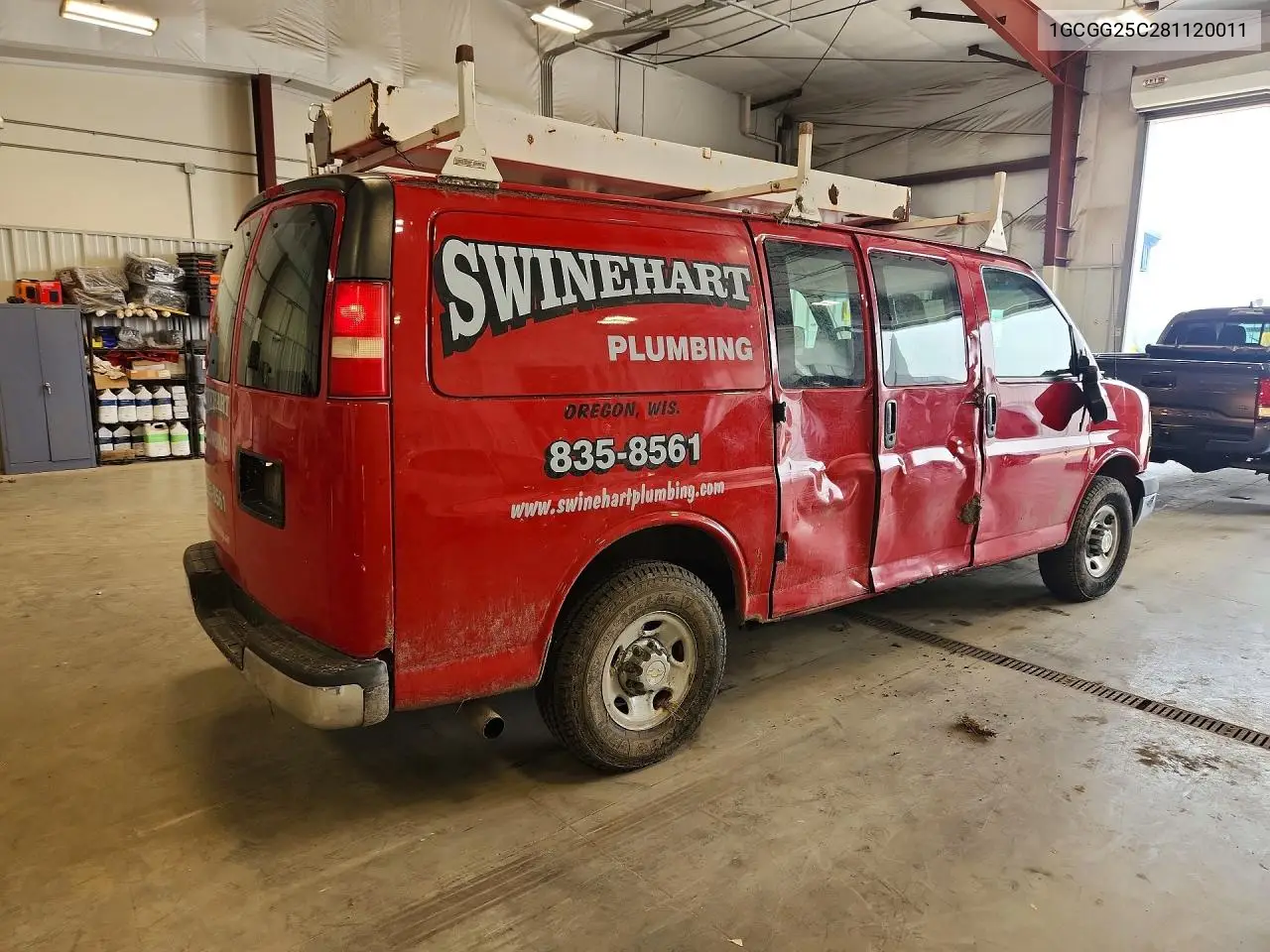 2008 Chevrolet Express G2500 VIN: 1GCGG25C281120011 Lot: 61068036