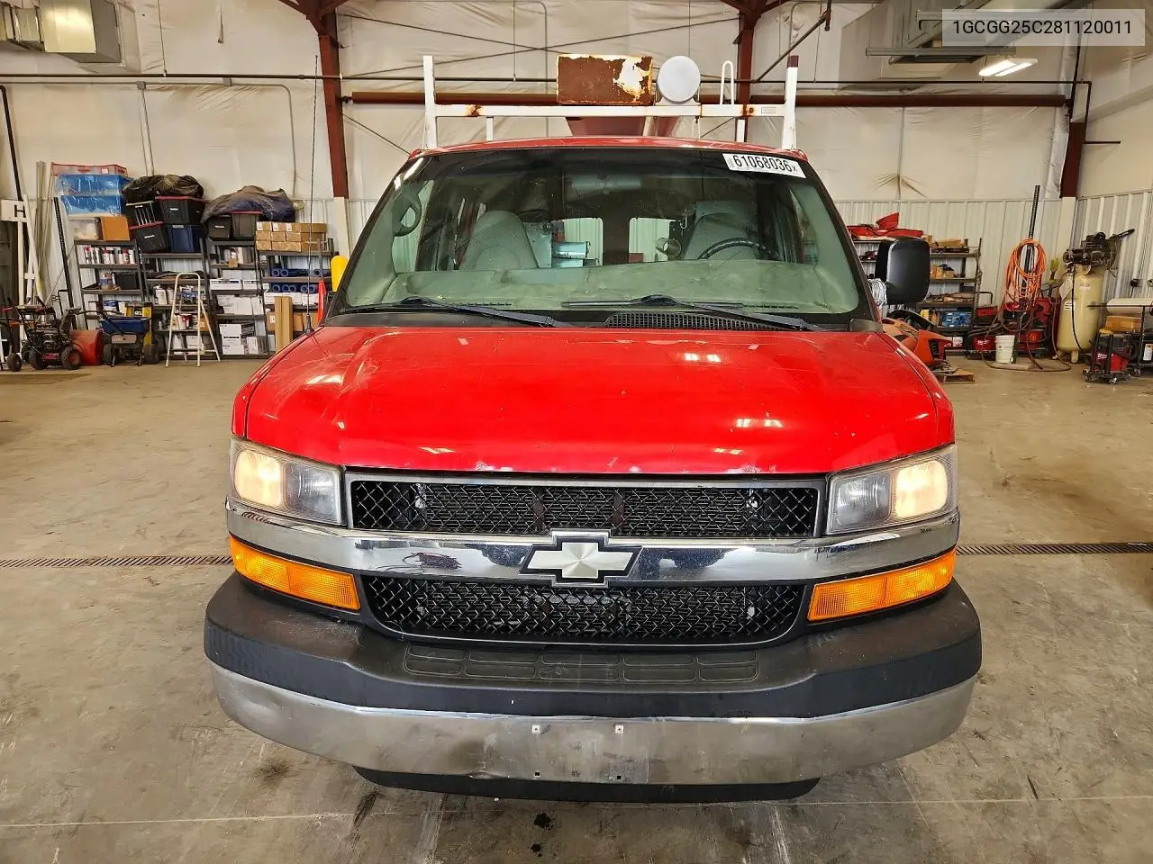 2008 Chevrolet Express G2500 VIN: 1GCGG25C281120011 Lot: 61068036