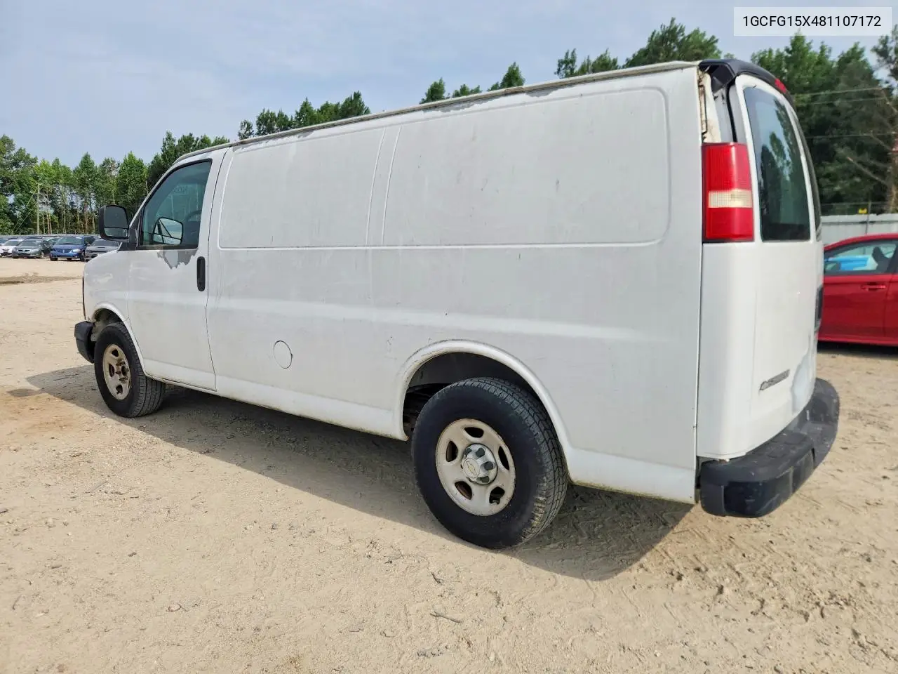 2008 Chevrolet Express G1500 VIN: 1GCFG15X481107172 Lot: 62242676