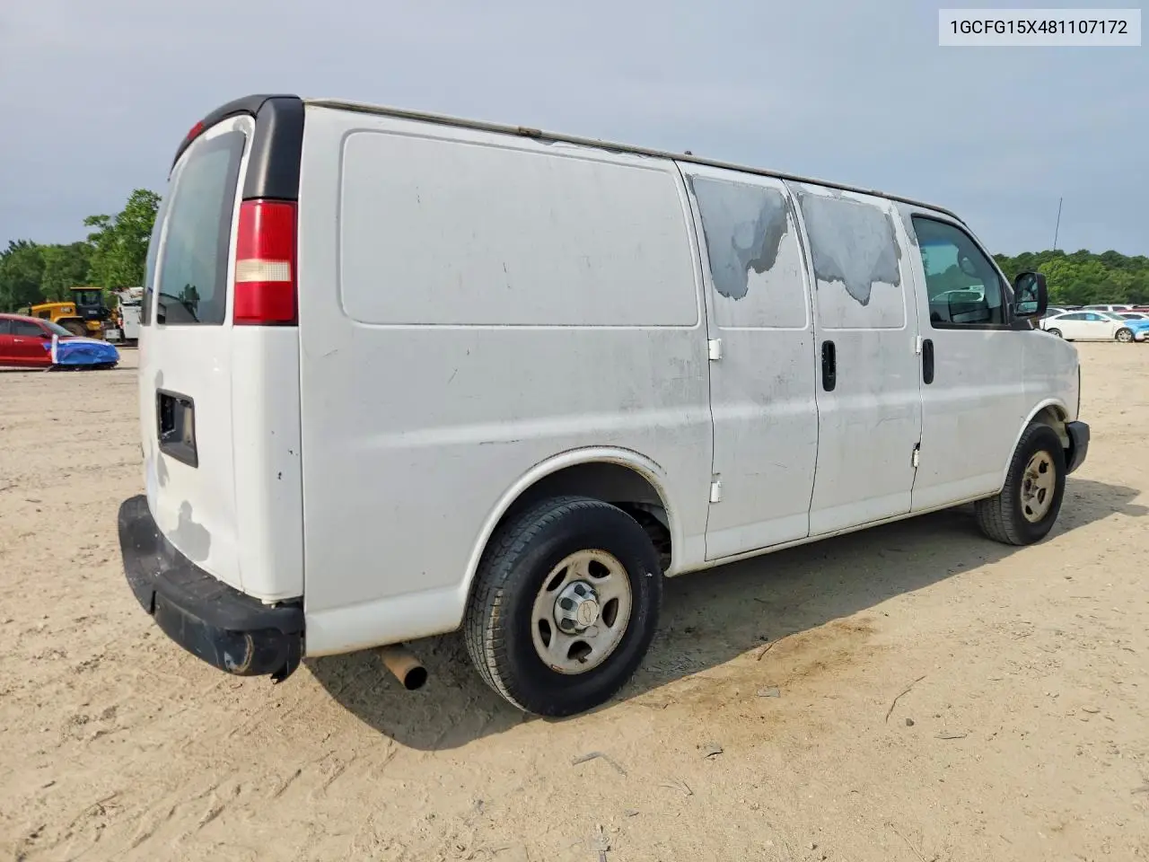 2008 Chevrolet Express G1500 VIN: 1GCFG15X481107172 Lot: 62242676