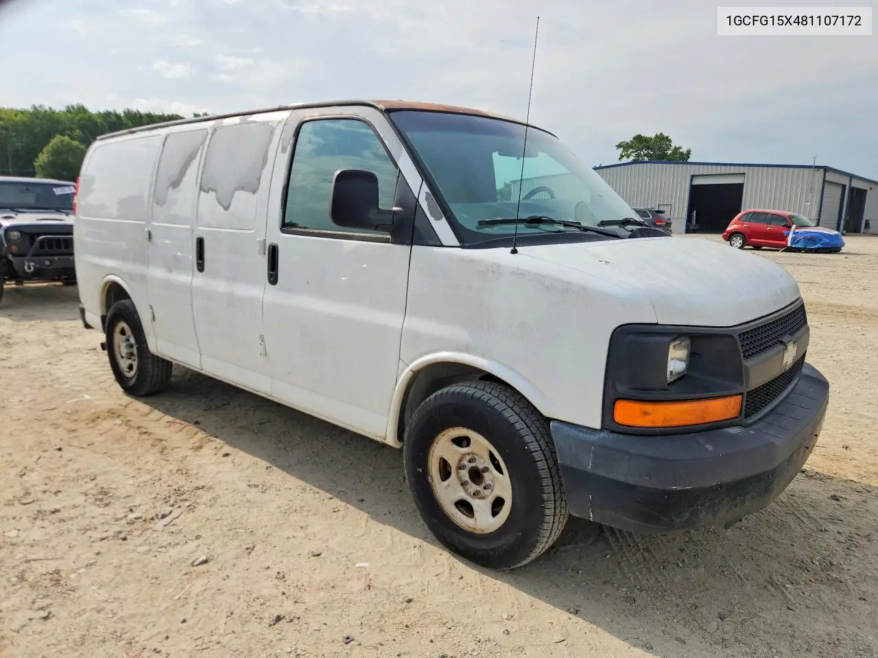 2008 Chevrolet Express G1500 VIN: 1GCFG15X481107172 Lot: 62242676