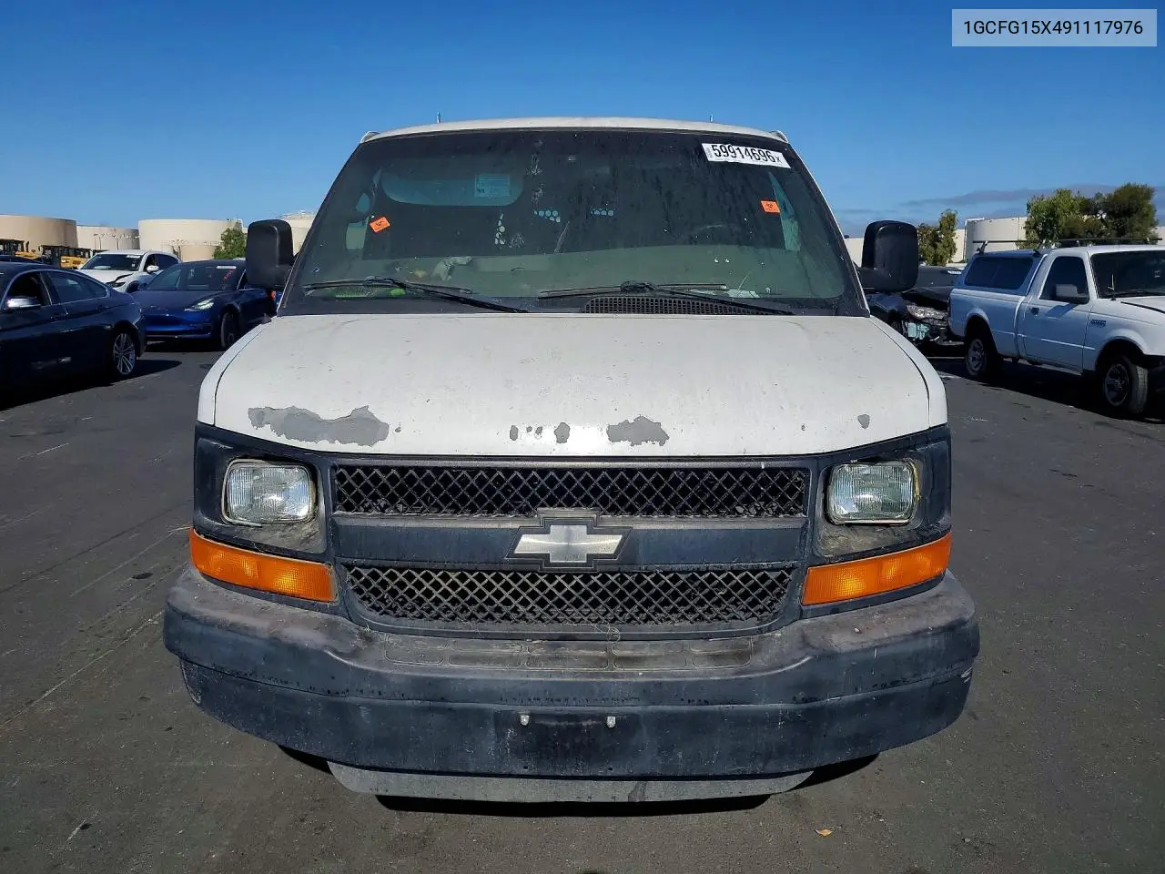 2009 Chevrolet Express G1500 VIN: 1GCFG15X491117976 Lot: 59914696