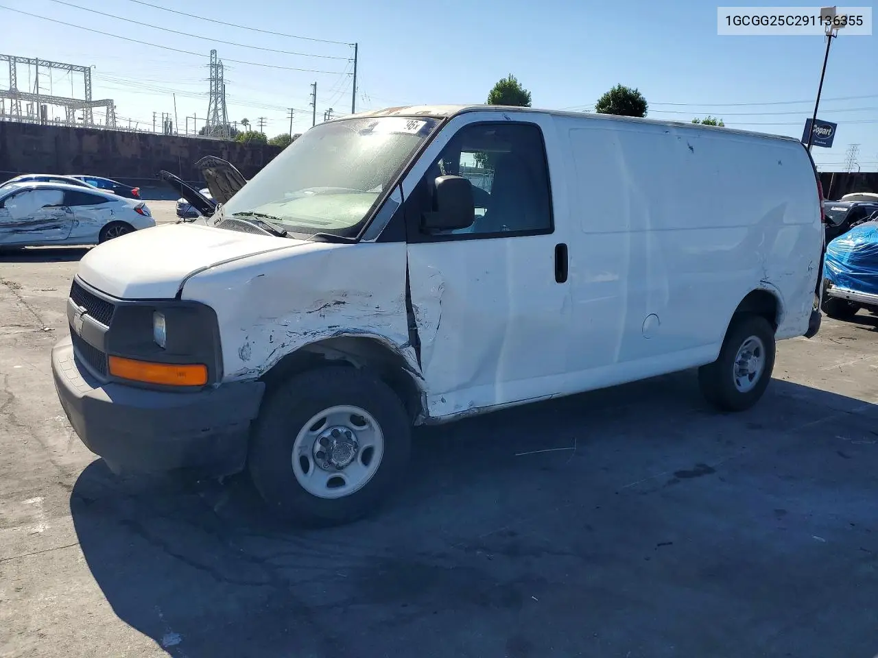 2009 Chevrolet Express G2500 VIN: 1GCGG25C291136355 Lot: 60637796