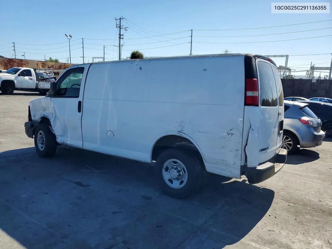 2009 Chevrolet Express G2500 VIN: 1GCGG25C291136355 Lot: 60637796