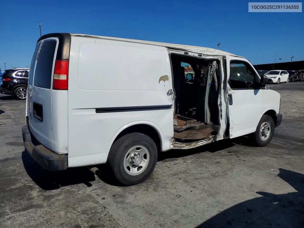 2009 Chevrolet Express G2500 VIN: 1GCGG25C291136355 Lot: 60637796