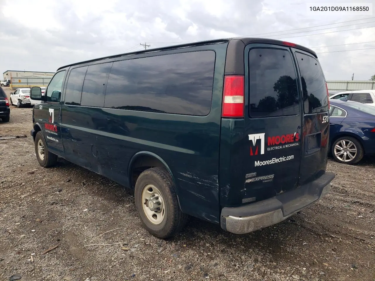 2010 Chevrolet Express G3500 Lt VIN: 1GA2G1DG9A1168550 Lot: 61291606