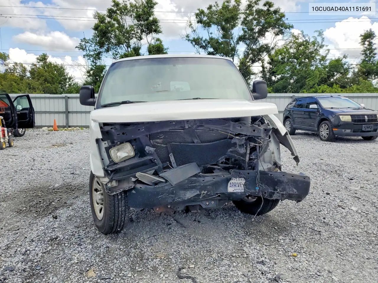 2010 Chevrolet Express G1500 VIN: 1GCUGAD40A1151691 Lot: 61369286