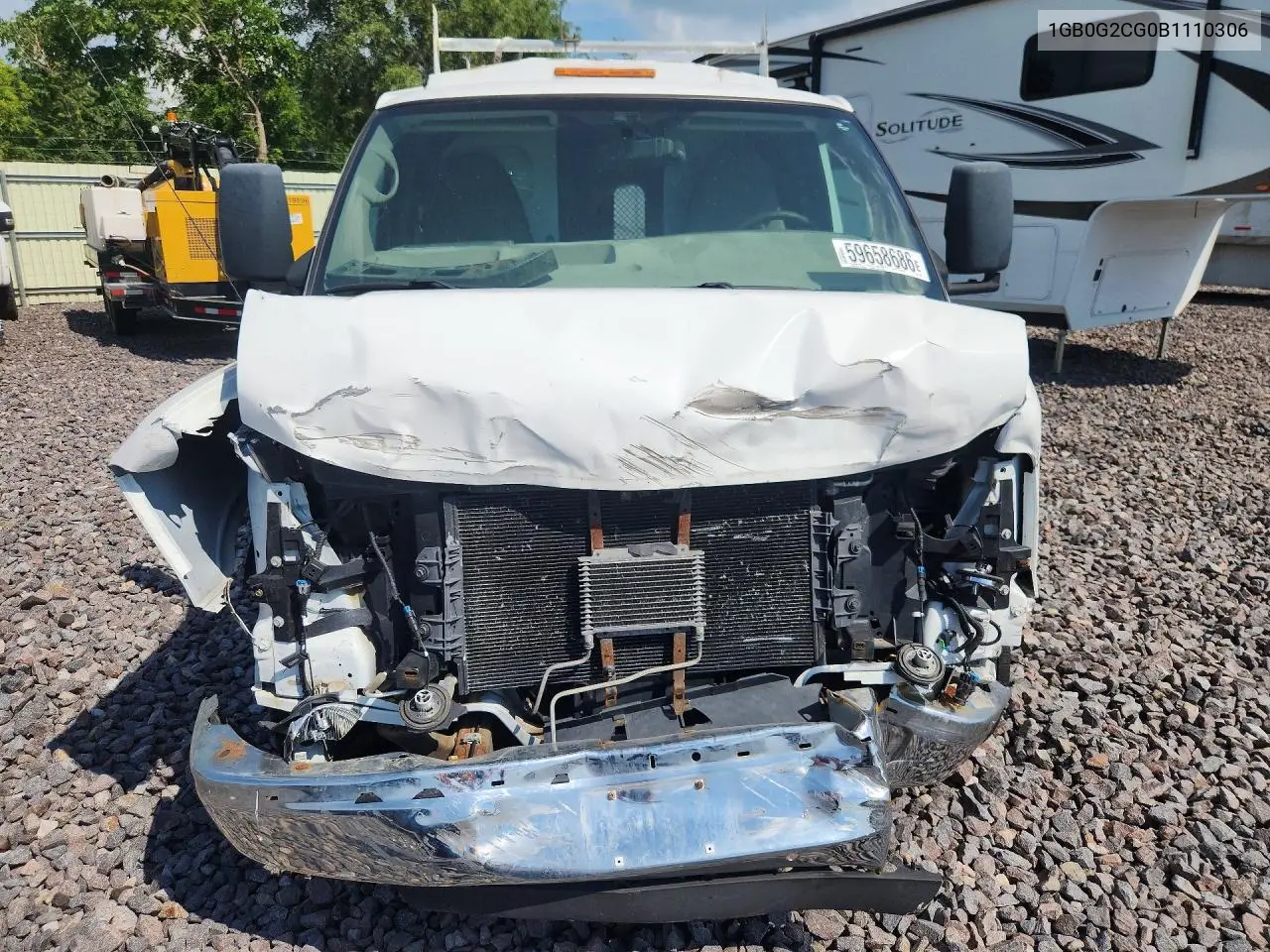 2011 Chevrolet Express G3500 VIN: 1GB0G2CG0B1110306 Lot: 59658686
