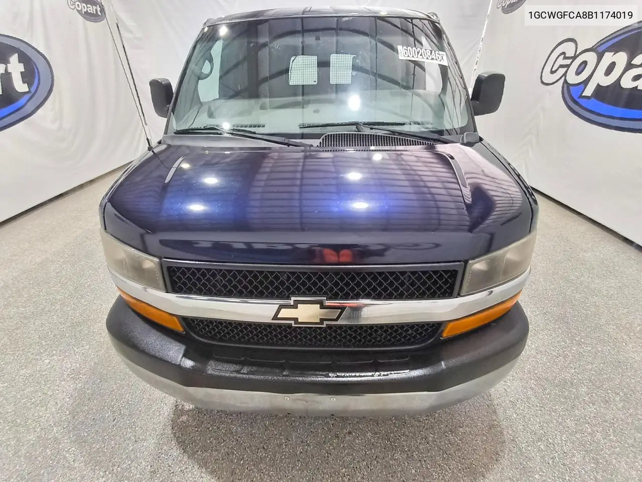 2011 Chevrolet Express G2500 VIN: 1GCWGFCA8B1174019 Lot: 60020846