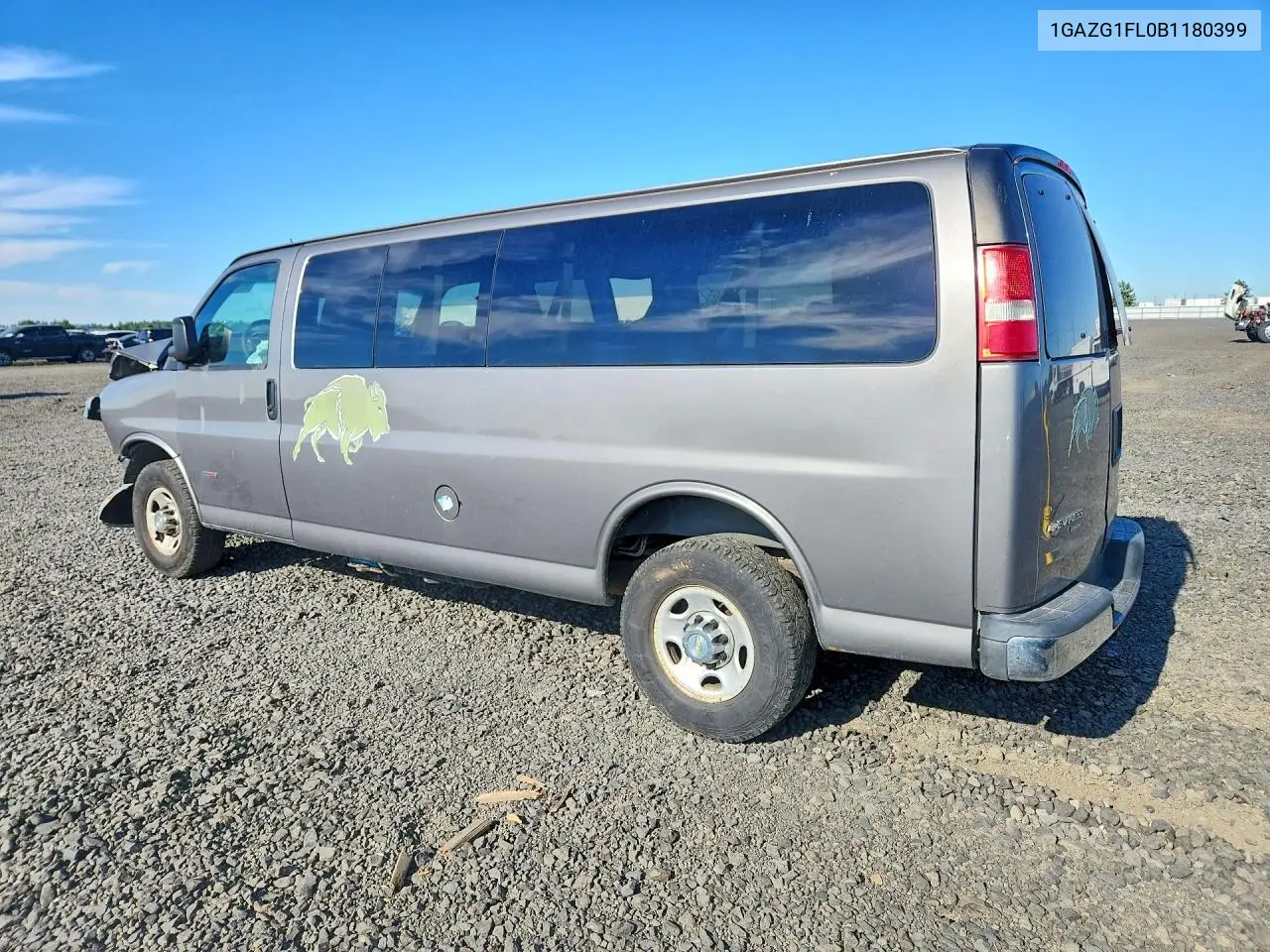 2011 Chevrolet Express G3500 Lt VIN: 1GAZG1FL0B1180399 Lot: 60514876