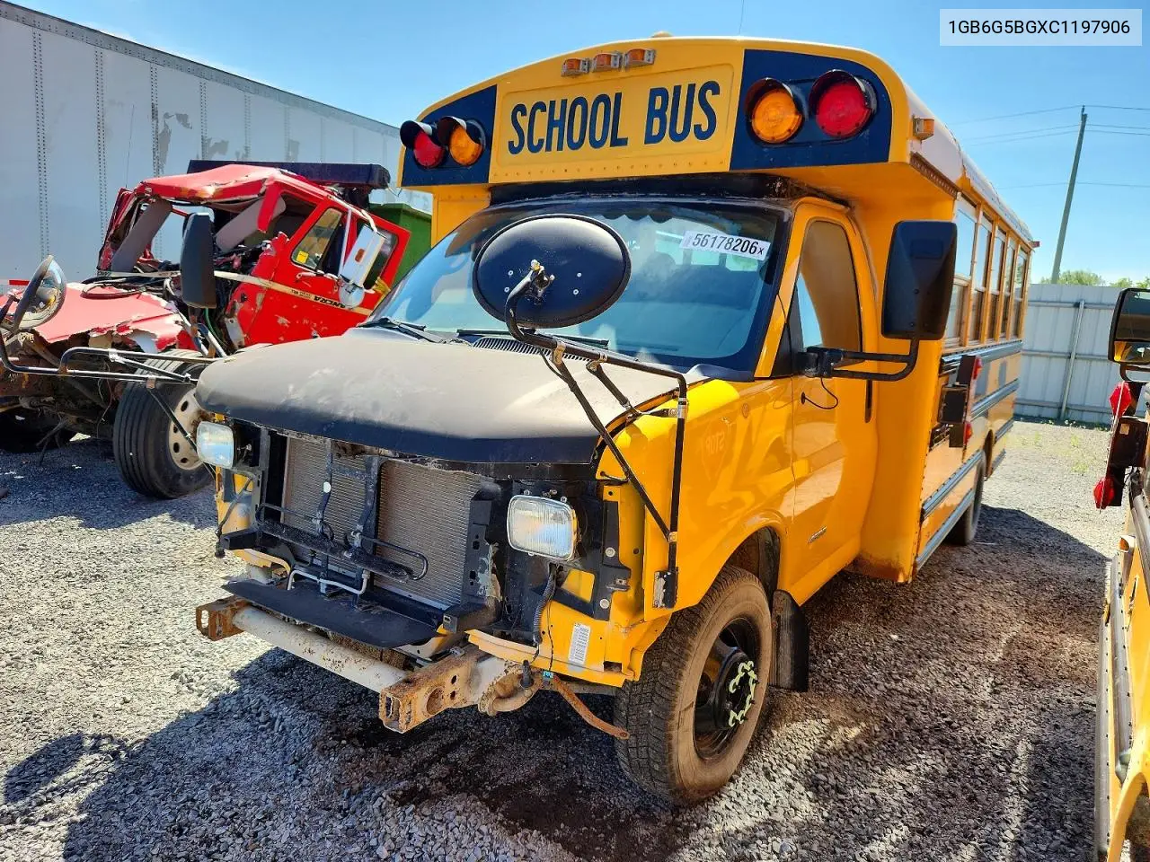 2012 Chevrolet Express G4 - School Bus VIN: 1GB6G5BGXC1197906 Lot: 56178206