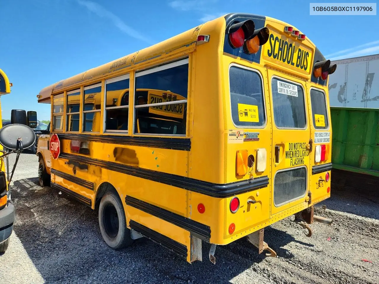 2012 Chevrolet Express G4 - School Bus VIN: 1GB6G5BGXC1197906 Lot: 56178206